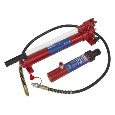 10 Tonne Push Ram with Pump & Hose Assembly - 1/4" BSP Outlet - Body Repair Ram