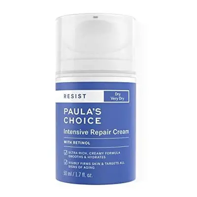 Paulas Choice Resist Intensive Repair Moisturiser - Anti Aging Cream with Retinol & Vitamin B3 -