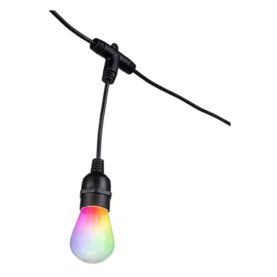 Outdoor Garden SMART Festoon Lights - x 0.5W RGB LEDs - IP44 Rated