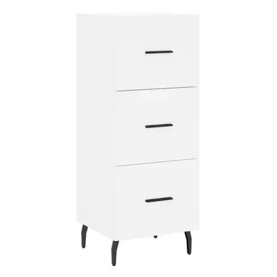 (white) vidaXL Sideboard Storage Cabinet Cupboard Side Cabinet White Engineered Wood