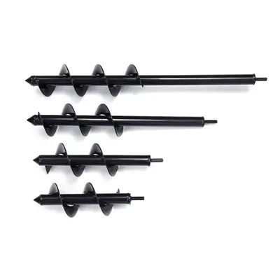 () 7.6x25/30/45/60cm Garden Auger Small Earth Planter Post Hole Digger Drill Bit