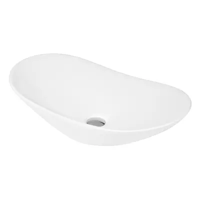 Oval Ceramic Countertop Vessel without Overflow - 615mm