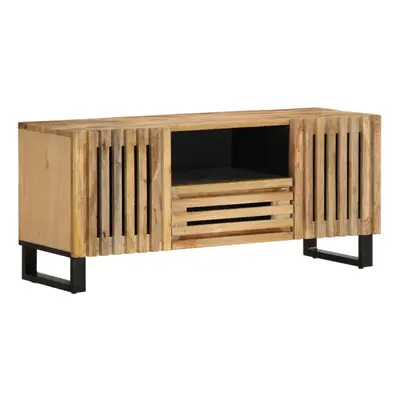 (natural, solid rough mango wood) vidaXL TV Cabinet TV Stand Entertainment Centre Media Unit TV 