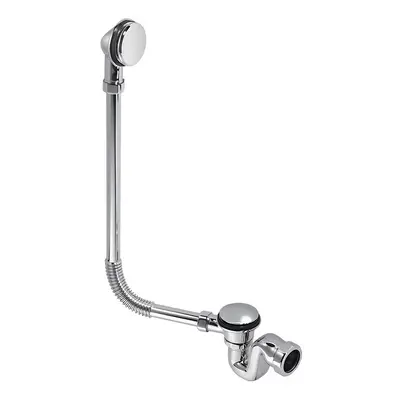 McAlpine BRASSTRAP-50-CP Chrome Plated Bath Trap Combined Waste & Overflow