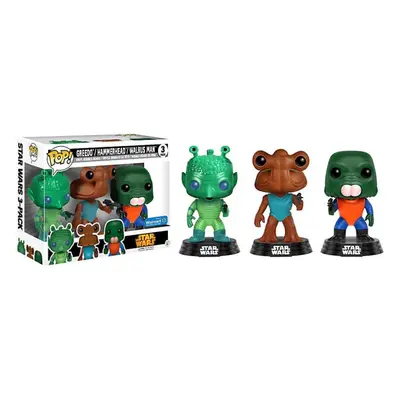 Funko POP! Star Wars: Greedo, Hammerhead, Walrus Man Cantina Exclusive 3-Pack