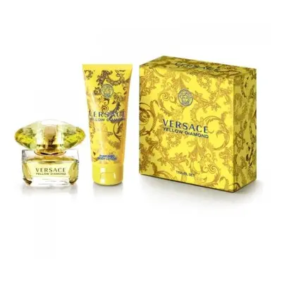 Versace Yellow Diamond Pcs Set: Oz Edt Sp + 3.4 Body Lotion