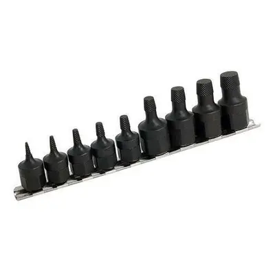 9pc Multi-Spline Extractor Set Stud Screw 1/2" 3/8" - 14mm (Neilsen CT2246)