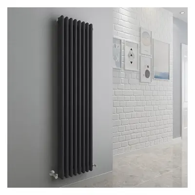 (1500 x 380mm Triple, White) PlumbGalaxy Traditional-Style Cast Iron Radiator