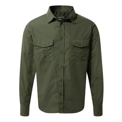 (M, Cedar Green) Craghoppers Mens Expert Kiwi Long-Sleeved Shirt