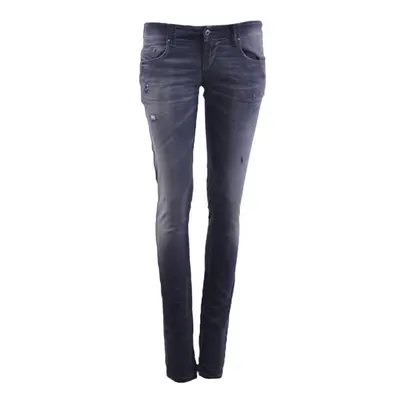 (W23 L31) DIESEL GRUPEE NE 0856S Womens Denim Sweat Jogg Jeans Distressed Slim Fit Skinny