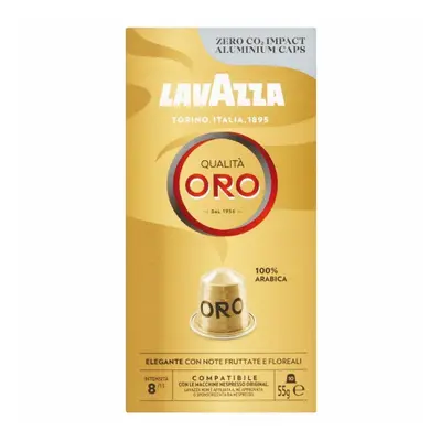 LAVAZZA Qualita Oro Nespresso Compatible Capsules 55g (Pack of 10)