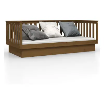 (Honey brown, x cm) vidaXL Solid Wood Pine Day Bed Wooden Sofa Occasional Bed Multi Colours/Size