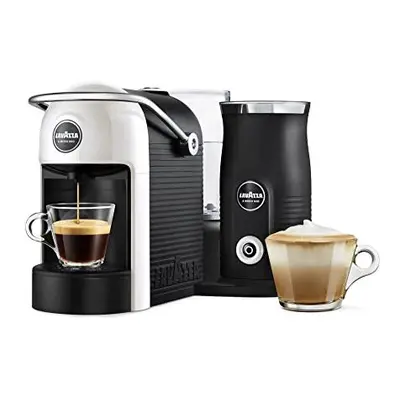 Lavazza, A Modo Mio Jolie & Milk Coffee Machine, Coffee Capsule Machine with Integrated Milk Fro