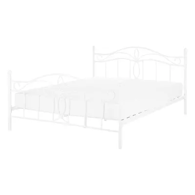 Bed Metal ANTLIA x cm (EU Double) White