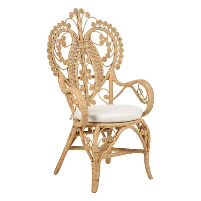 Peacock Chair CARRARA Rattan Natural