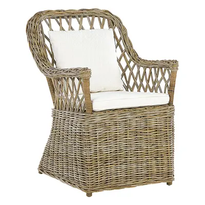 Garden Armchair MAROS Rattan Natural