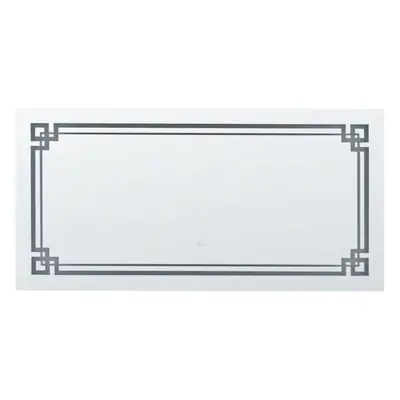 LED Bathroom Mirror AVRANCHES Silver