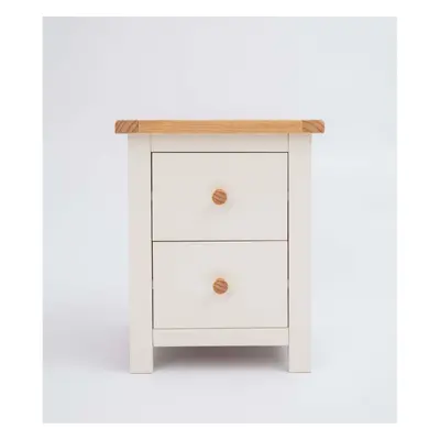 Bedside Cabinet Off White Drawer Bedroom Furniture Nightstand Wood Unit