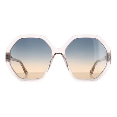 Chloe Sunglasses CH0008S Esther Pink Crystal Blue to Peach Gradient