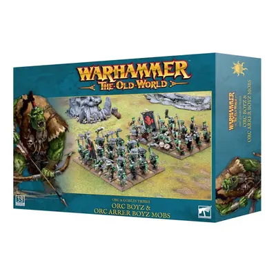 Games Workshop Warhammer The Old World: Orc Boyz & Orc Arrer Boyz Mobs