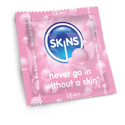 Skins Condoms Bubblegum Flavour FOIL (BAG 500)