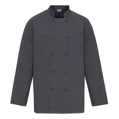 (XXL, Steel Grey) Premier Unisex Chefs Jacket (Pack of 2)