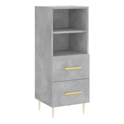 vidaXL Sideboard Storage Cabinet Side Cabinet Concrete Grey Engineered Wood