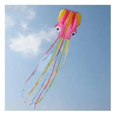 () 4m Octopus Soft Flying Kite with 200m Line Kite Reel Colors