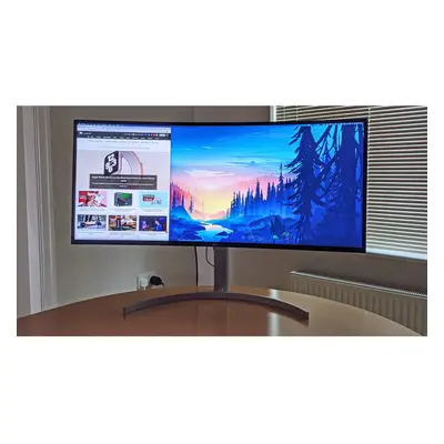 G 38WN95CP-W.AEK 38" Ultra Wide Quad HD IPS Curved Monitor 144Hz 1ms White