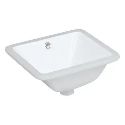 (36.5 x x 15.5 cm) vidaXL Bathroom Sink Basin Sink Toilet Wash Basin White Rectangular Ceramic