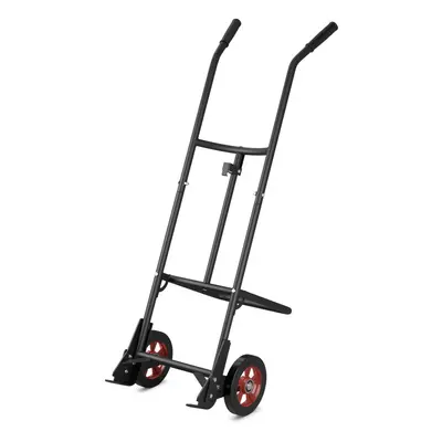 2 Wheels Drum Cart Heavy-Duty Metal Trucks EVA Handles & Spring 545KG