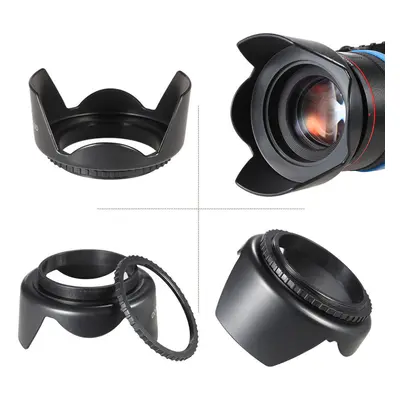 67mm Filter Kit (UV+CPL+FLD) + Nylon Carry Pouch Lens Cap Holder Hood