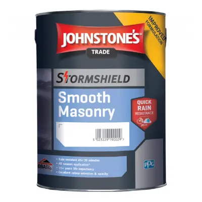 Johnstones Stormshield Smooth Masonry Magnolia 5L