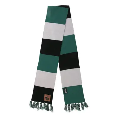 Harry Potter Slytherin Patch Striped Scarf