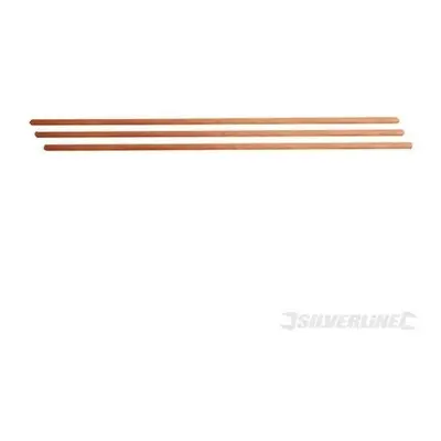 Silverline Broom Handles 5' x 1-1/8" Dia 30pce - 1 118 Wooden - x broom handles silverline 30pce