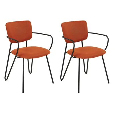 Set of Dining Chairs ELKO Orange