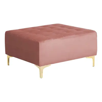 Velvet Ottoman Pink ABERDEEN