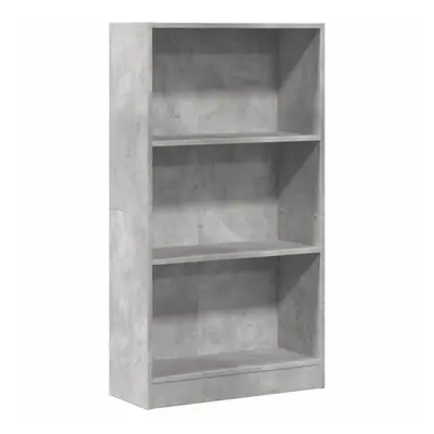 (concrete grey, x x cm) vidaXL Book Cabinet Display Rack Bookshelf Storage Shelf Rack Engineered