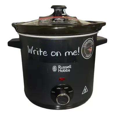 Russell Hobbs NEW Chalkboard Portions Family Slow Cooker 3.5L 200W Black