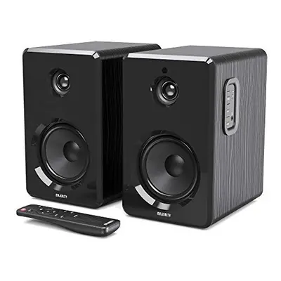 MAJORITY D40 Amplifier Speakers | Active Bluetooth Bookshelf speakers with USB playback | Classi