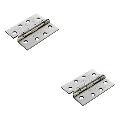 2x PAIR x x 3mm Ball Bearing Hinge Stainless Steel Interior Door