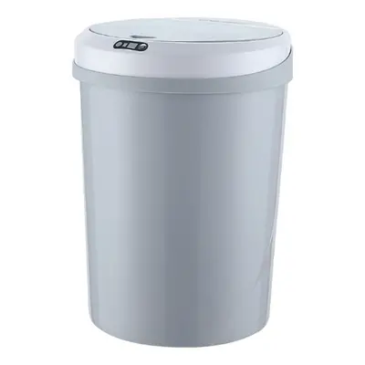 (Grey, Type A) 12L/15L Eletric Automatic Sensor Kitchen Dustbin Waste Bin Rubbish Trashcan