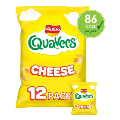 Walkers Quavers Cheese Multipack Snacks Crisps 12x16g (Pack of 15)