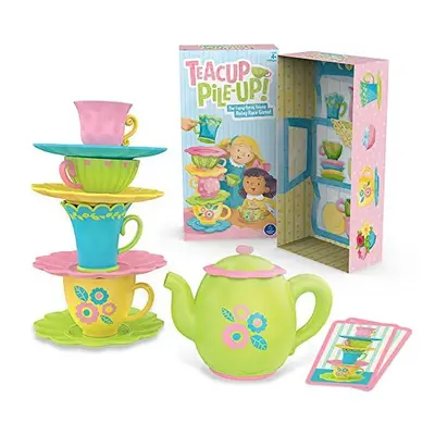 Learning Resources Teacup Pile-Up! Game, Preschool Stacking Game, Build Fine Motor Skills, Ages 