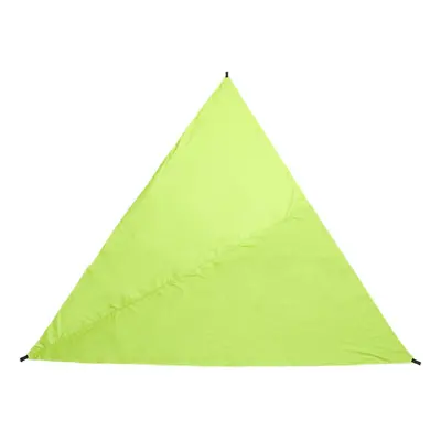 (Green) 3m Triangular Waterproof Tent Sunshade Garden Patio Awning Canopy Sun Shelter