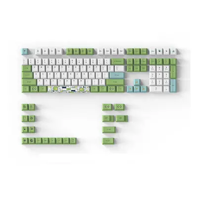 (Rosemary) Keys Multicoloured PBT Keycap Set Cherry Profile Sublimation Cutom Keycaps for Mechan