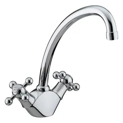 Bristan RG SNK EF C Regency Easyfit Kitchen Sink Mixer Tap with Swivel Spout, Chrome