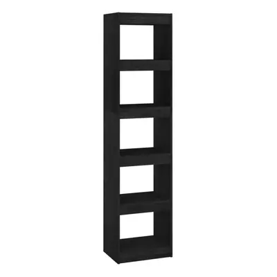 (black, x x 167.5 cm) vidaXL Book Cabinet/Room Divider Storage Book Rack Bookshelf Solid Wood Pi