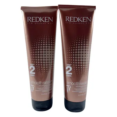 Redken Smooth Sealer Step Semi Permanent Smoother Dry Hair 8. OZ Set of