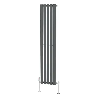 (1600 x 340mm Single) NRG Horizontal Vertical Designer D-shape Radiator Single Double Panel Bath